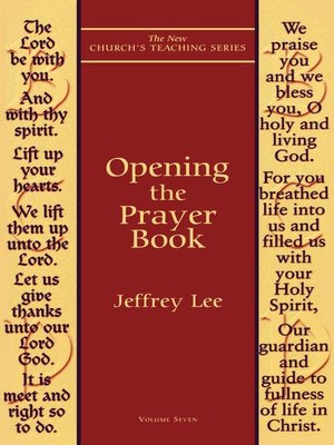 cover image of Opening the Prayer Book
